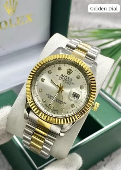 Men's Luxury Analog Watch Stainless Steel Chain Date Feature Water Resistant Quartz Movement Ideal for Formal and Casual Wear