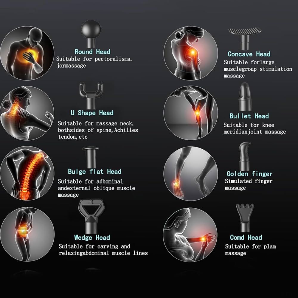 Smart Massage Gun | Instant Muscle Relief | Rechargeable & Portable - Image 5